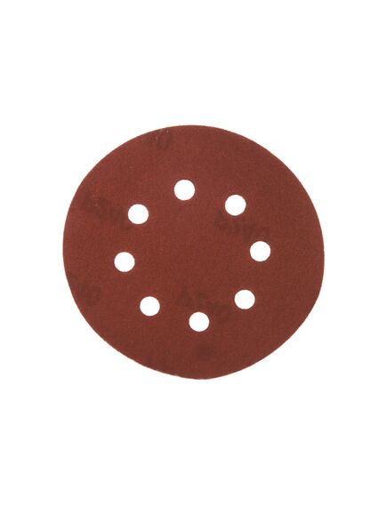 Круг абразивный на ворсовой подложке под "липучку" перфорированный 125 мм P240 5 шт MATRIX 73811, фото , изображение 2 - Метэкс