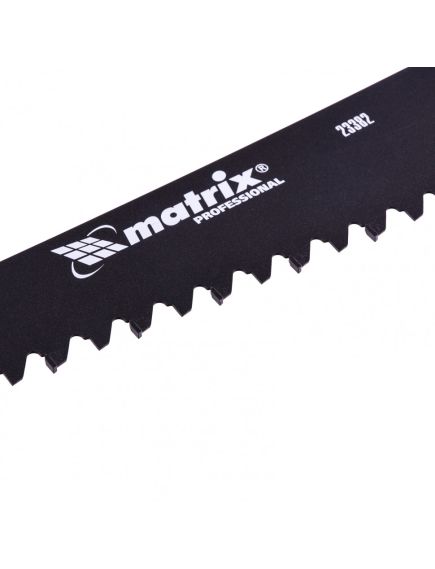 Ножовка по пенобетону 700 мм защитное покрытие твердосплавные напайки на зубья MATRIX 23382, фото , изображение 2 - Метэкс