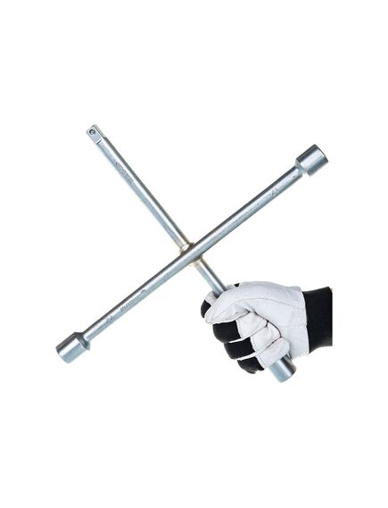 Ключ баллонный 17х19х21 мм крестовой 355 мм квадрат 1/2" MATRIX 14247, фото , изображение 3 - Метэкс