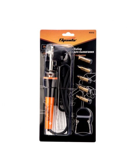 Набор для выжигания 7 предметов SPARTA 913112, фото , изображение 5 - Метэкс