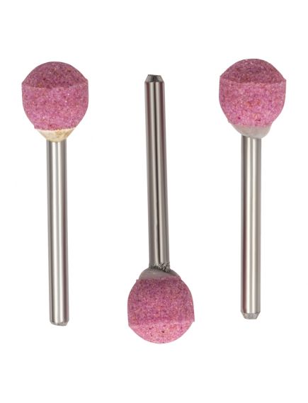 Шарошка абразивная шар 10 x 3 мм F80 3 шт MATRIX 76015, фото , изображение 5 - Метэкс