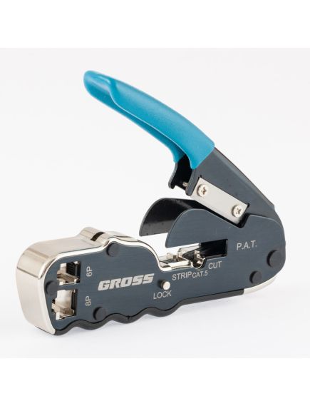 Клещи для обжима телефонных и компьютерных клемм GROSS 17723, фото , изображение 2 - Метэкс