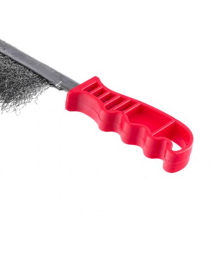 Щетка металлическая пластиковая ручка MATRIX 748325, фото , изображение 3 - Метэкс