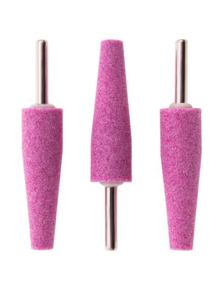 Шарошка абразивная конус удлиненный 19 x 60 x 6 мм F46 3 шт MATRIX 76001, фото , изображение 5 - Метэкс