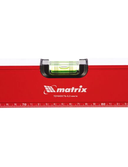 Уровень алюминиевый 1500 мм фрезерованный 3 глазка рукоятки MATRIX 34205, фото , изображение 3 - Метэкс