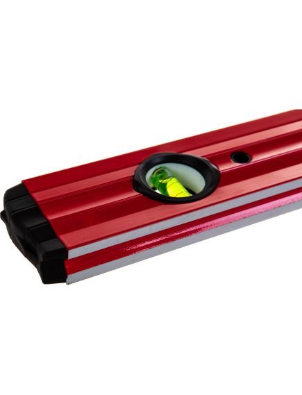 Уровень алюминиевый 1000 мм фрезерованный 3 глазка 2 эргономичные ручки MATRIX 33228, фото , изображение 3 - Метэкс