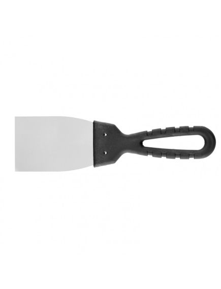 Шпательная лопатка из нержавеющей стали 60 мм пластмассовая ручка SPARTA 85133, фото , изображение 2 - Метэкс