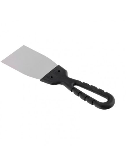 Шпательная лопатка из нержавеющей стали 60 мм пластмассовая ручка SPARTA 85133, фото , изображение 4 - Метэкс