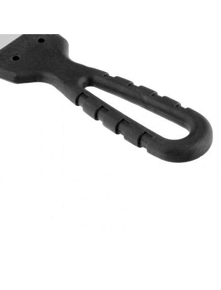 Шпательная лопатка из нержавеющей стали 60 мм пластмассовая ручка SPARTA 85133, фото , изображение 5 - Метэкс