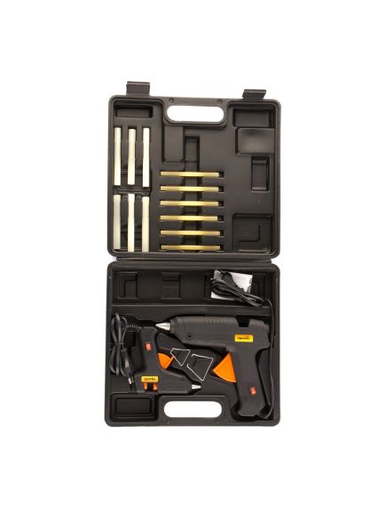 Набор клеевых пистолетов в кейсе 7/11 мм 20/100 Вт SPARTA 93038, фото , изображение 5 - Метэкс