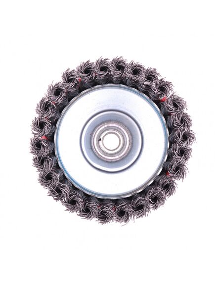 Щетка для УШМ 125 мм М14 "чашка" крученая проволока 0,5 мм MATRIX 74627, фото , изображение 2 - Метэкс