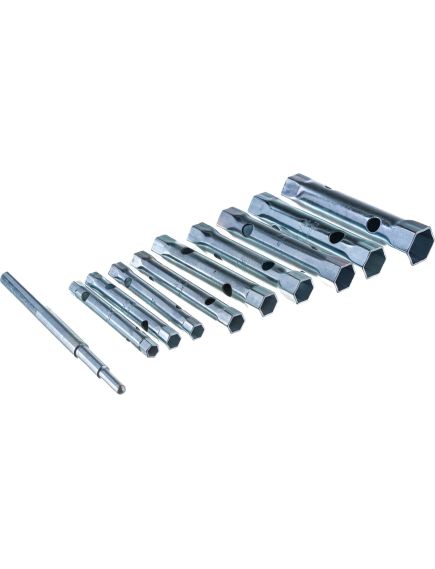 Набор ключей трубчатых торцевых 6х22 мм вороток 9 предметов SPARTA 137525, фото , изображение 3 - Метэкс