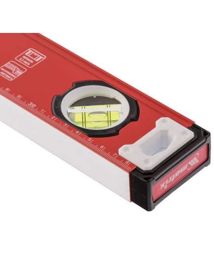 Уровень алюминиевый 400 мм фрезерованный 3 глазка MATRIX 34200, фото , изображение 3 - Метэкс