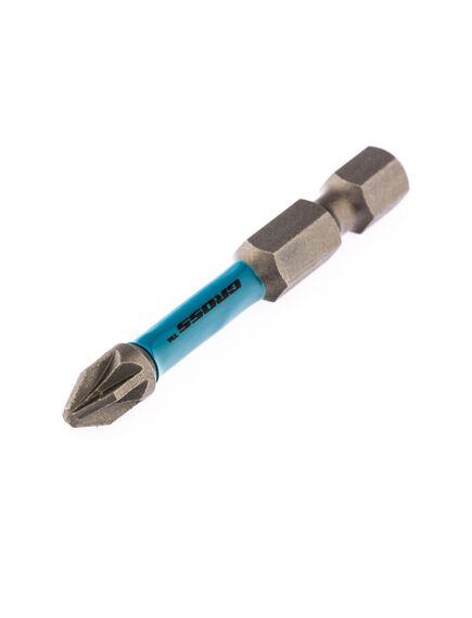 Набор бит торсионных PZ2 x 50 мм для ударных шуруповертов 2 шт GROSS 11488, фото , изображение 3 - Метэкс