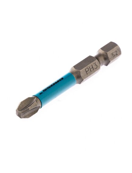 Набор бит торсионных PH3 x 50 мм для ударных шуруповертов 5 шт GROSS 11491, фото , изображение 3 - Метэкс