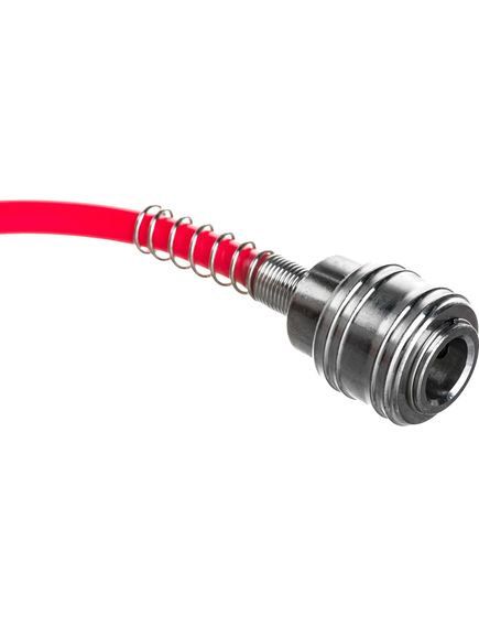 Шланг спиральный воздушный 15 м с быстросъемными соединениями MATRIX 57006, фото , изображение 4 - Метэкс