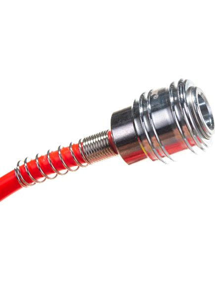 Шланг спиральный воздушный 5 м с быстросъемными соединениями MATRIX 57002, фото , изображение 4 - Метэкс