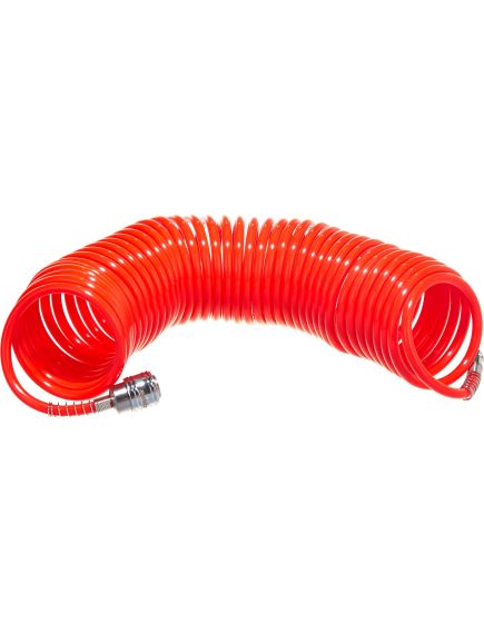 Шланг спиральный воздушный 10 м с быстросъемными соединениями MATRIX 57004, фото , изображение 6 - Метэкс