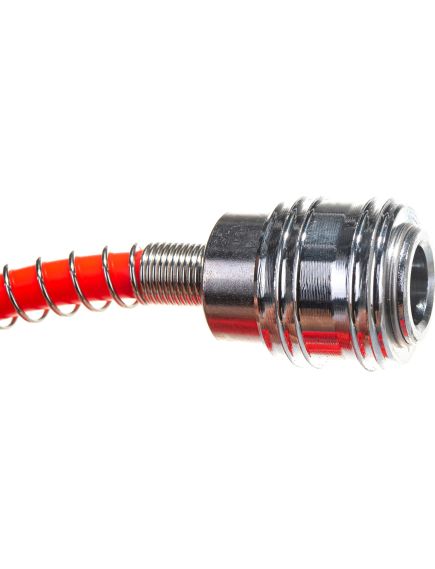 Шланг спиральный воздушный 10 м с быстросъемными соединениями MATRIX 57004, фото , изображение 7 - Метэкс