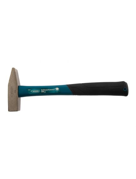 Молоток слесарный 500 г квадратный боек фибергласовая обрезиненная рукоятка GROSS 10276, фото , изображение 2 - Метэкс