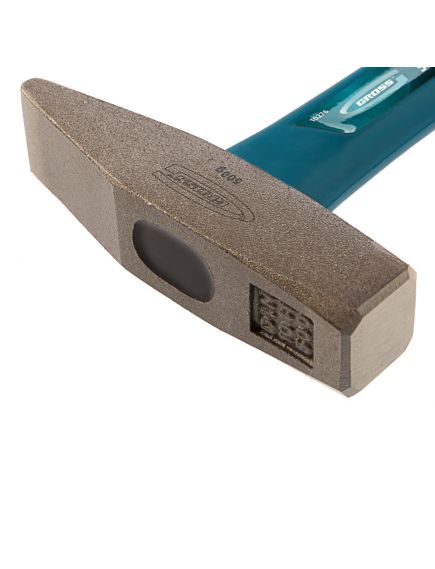 Молоток слесарный 500 г квадратный боек фибергласовая обрезиненная рукоятка GROSS 10276, фото , изображение 3 - Метэкс