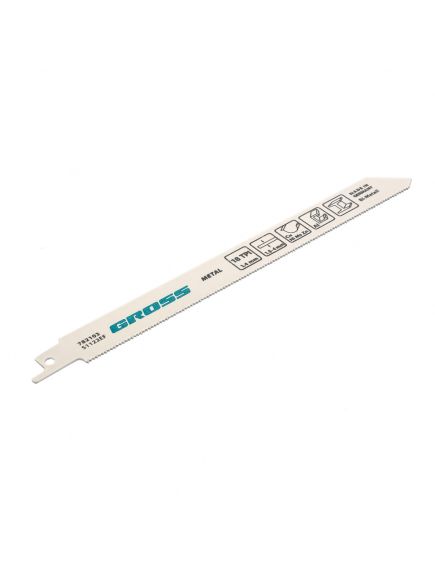 Полотна для сабельной пилы по металлу 4402 - S1122EF 2 шт GROSS 782103, фото , изображение 2 - Метэкс