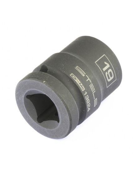 Головка торцевая ударная 1/2" 19 мм 6-гранная STELS 13924, фото , изображение 3 - Метэкс