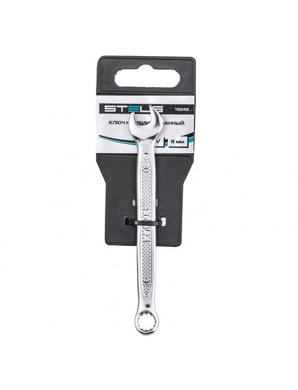 Ключ комбинированный 8 мм антислип STELS 15245, фото , изображение 4 - Метэкс