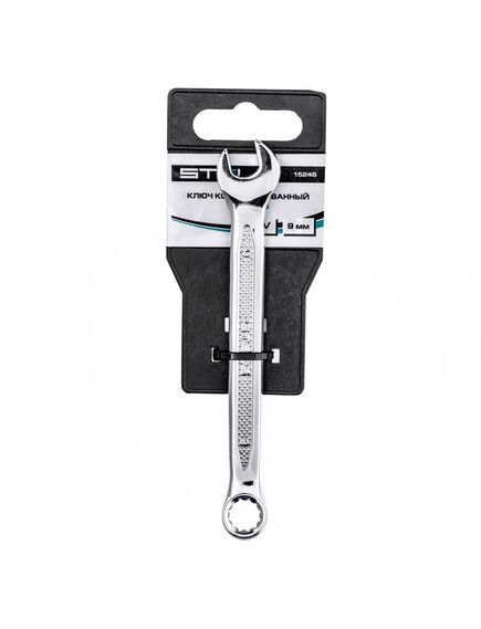 Ключ комбинированный 9 мм антислип STELS 15246, фото , изображение 4 - Метэкс