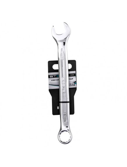 Ключ комбинированный 18 мм антислип STELS 15255, фото , изображение 4 - Метэкс