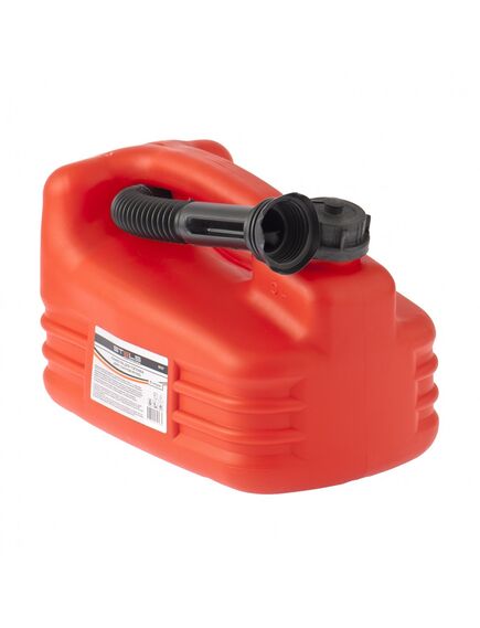 Канистра для ГСМ 5 л пластиковая STELS 53121, фото , изображение 2 - Метэкс