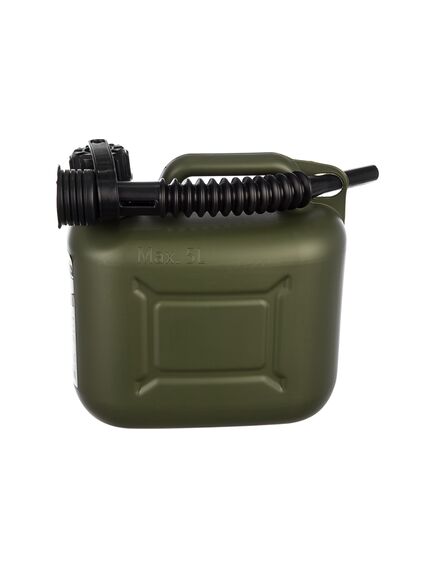 Канистра для ГСМ 5 л пластиковая усиленная STELS 53124, фото , изображение 2 - Метэкс
