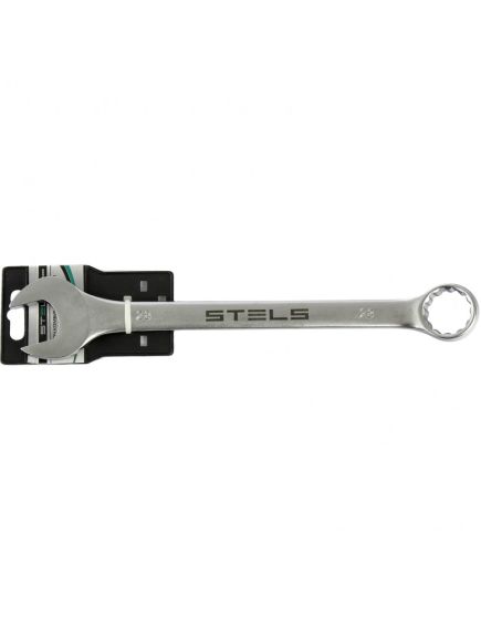 Ключ комбинированный 28 мм матовый хром STELS 15229, фото , изображение 2 - Метэкс