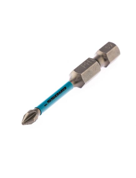 Набор бит торсионных PH1 x 50 мм для ударных шуруповертов 2 шт GROSS 11485, фото , изображение 3 - Метэкс