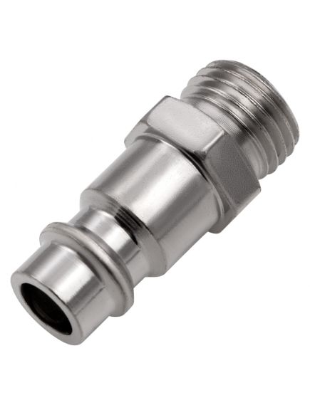 Ниппель универсальный быстросъемный ("папа") 1/4 внешняя резьба 2 шт STELS 57053, фото , изображение 3 - Метэкс