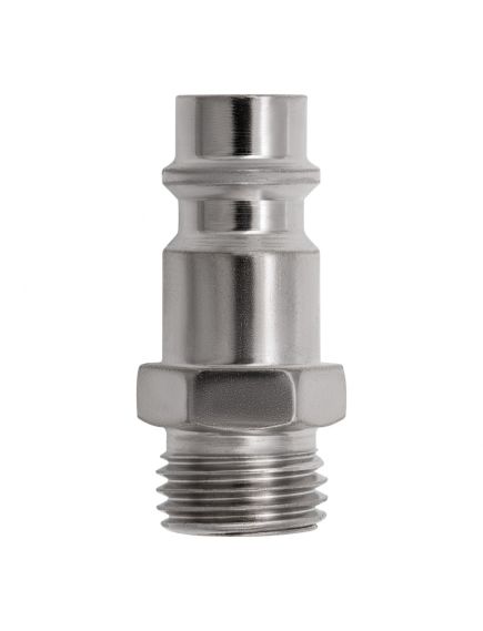 Ниппель универсальный быстросъемный ("папа") 1/4 внешняя резьба 2 шт STELS 57053, фото , изображение 4 - Метэкс