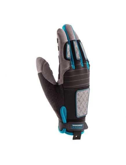 Перчатки комбинированные универсальные DeLuxe L GROSS 90333, фото , изображение 3 - Метэкс