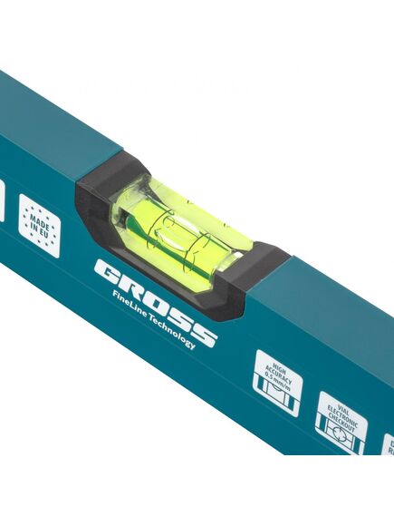 Уровень алюминиевый 600 мм 2 глазка Handwerker GROSS 33901, фото , изображение 2 - Метэкс