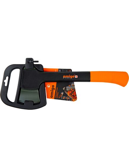 Топор 400 г охотничий с фибергласовой  рукояткой AMIGO 74472, фото , изображение 2 - Метэкс