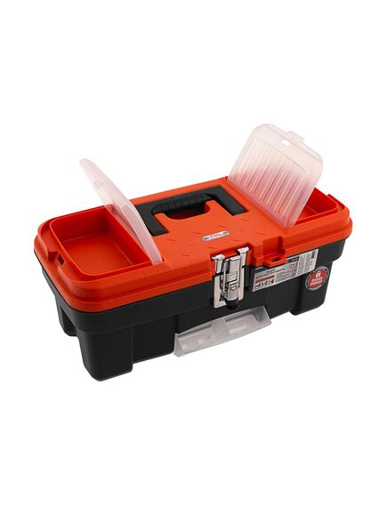 Ящик для инструмента 16" с металлическими замками 410x210x175 мм STELS 90746, фото , изображение 6 - Метэкс