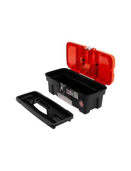 Ящик для инструмента 16" с металлическими замками 410x210x175 мм STELS 90746, фото , изображение 7 - Метэкс