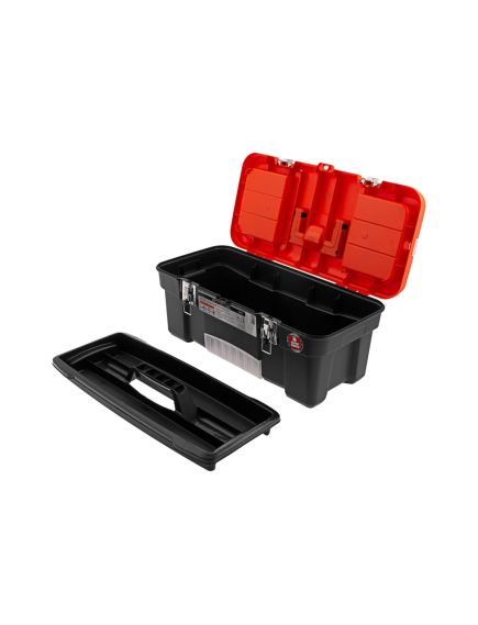 Ящик для инструмента 20" с металлическими замками 510x255x225 мм STELS 90747, фото , изображение 6 - Метэкс