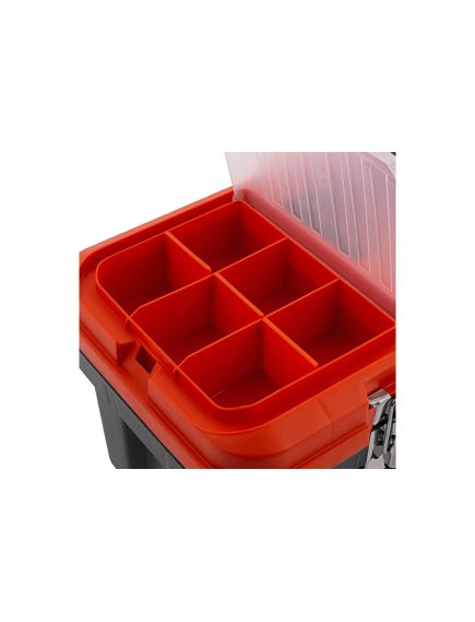 Ящик для инструмента 20" с металлическими замками 510x255x225 мм STELS 90747, фото , изображение 7 - Метэкс