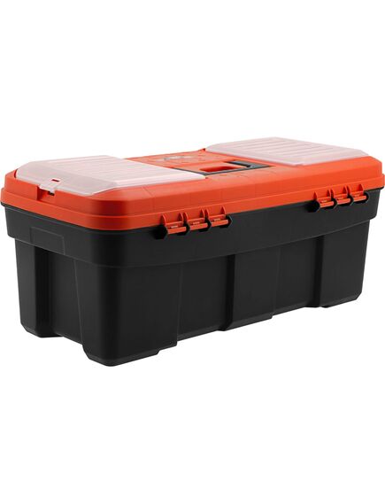 Ящик для инструмента 22" с металлическими замками 560x285x235 ммSTELS 90748, фото , изображение 2 - Метэкс