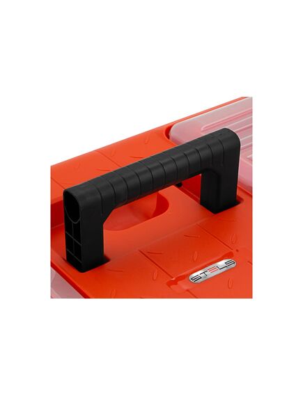 Ящик для инструмента 22" с металлическими замками 560x285x235 ммSTELS 90748, фото , изображение 9 - Метэкс