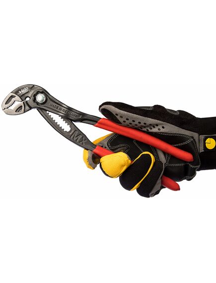 Клещи 250 мм переставные кнопочный механизм двухкомпонентные рукоятки FELO 89525040, фото , изображение 4 - Метэкс