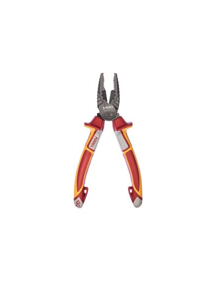 Плоскогубцы 160 мм диэлектрические двухкомпонентные рукоятки до 1000 В FELO 58001640, фото , изображение 2 - Метэкс