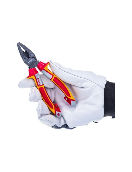 Плоскогубцы 160 мм диэлектрические двухкомпонентные рукоятки до 1000 В FELO 58001640, фото , изображение 4 - Метэкс