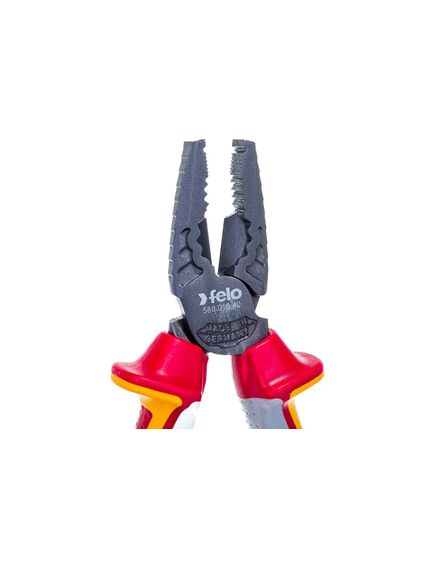 Плоскогубцы 160 мм диэлектрические двухкомпонентные рукоятки до 1000 В FELO 58001640, фото , изображение 6 - Метэкс