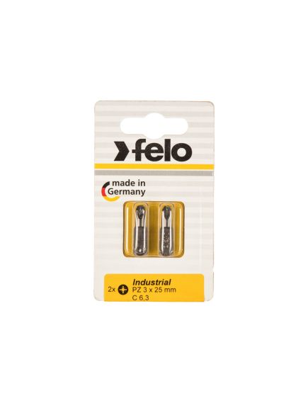 Бита PZ3 х 25 мм 2 шт FELO 02103036, фото , изображение 2 - Метэкс